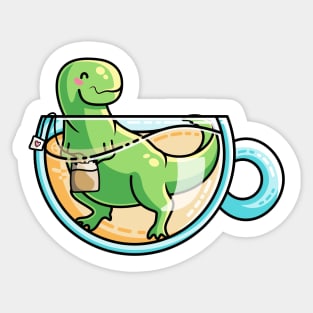 Tea-Rex Sticker